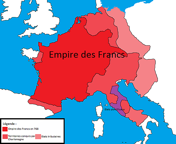 Pépin le Bref et Charlemagne