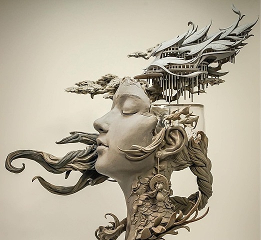 Chunmang. Peach Blossom Island (Sculpture)