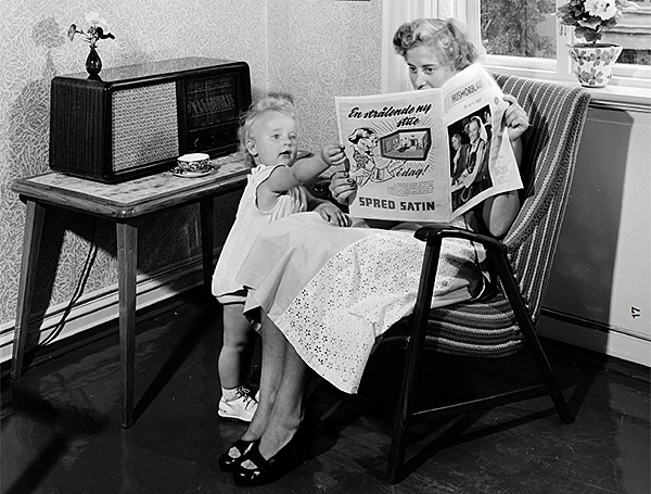 Radio blir populært