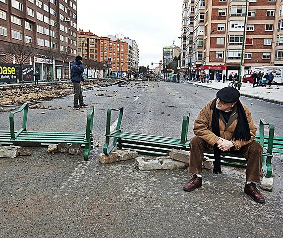 Protesta en forma de sentada