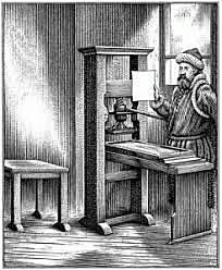 Gutenberg inventa la imprenta