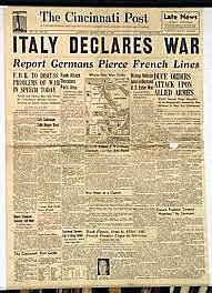 Italy Joins War