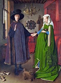 Retrato de Giovanni Arnolfini y su esposa, Jan van Eyck