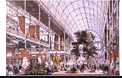 Litografia acolorida del palau de vidre