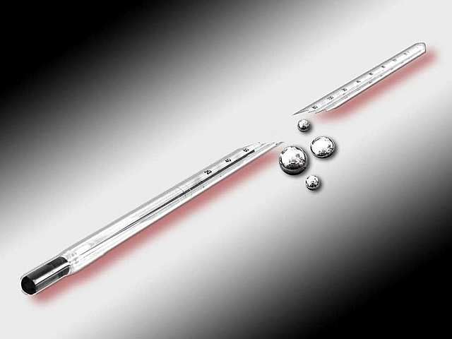 Fahrenheit desarrolla el termómetro de mercurio