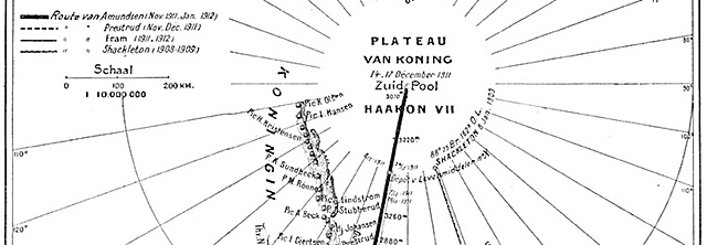 Roald Amundsen and his team become the first people to stand at the South Pole