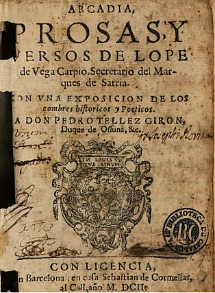 Se publica "La Arcadia".