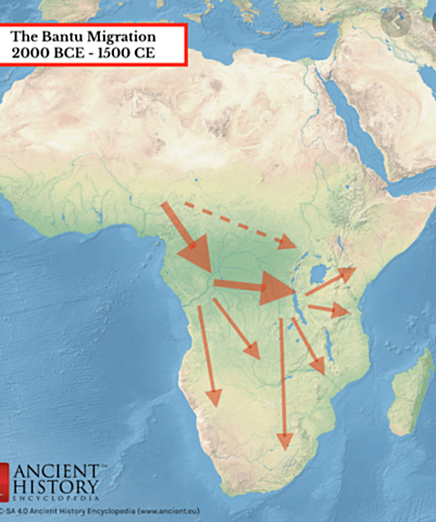 Bantu Migrations Begin