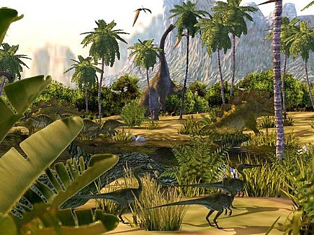 PERÍODE JURASSIC MITJÀ (FA 186 MILIONS D'ANYS)