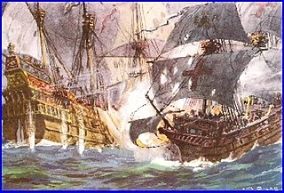 England vinner over den spanske flåten