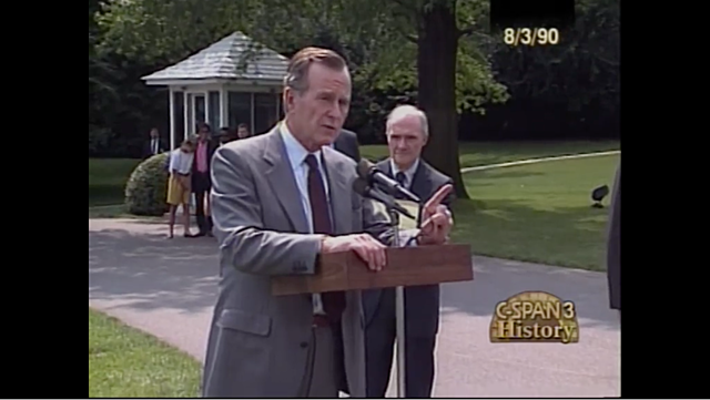 “This will not stand, this aggression against Kuwait.”