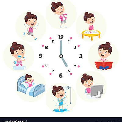 Timeline: My Daily Routine