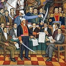 La Constitución de Apatzingán fue sancionada el 22 de octubre de 1814,