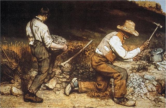 "The Stone Breakers" -Gustave Courbet