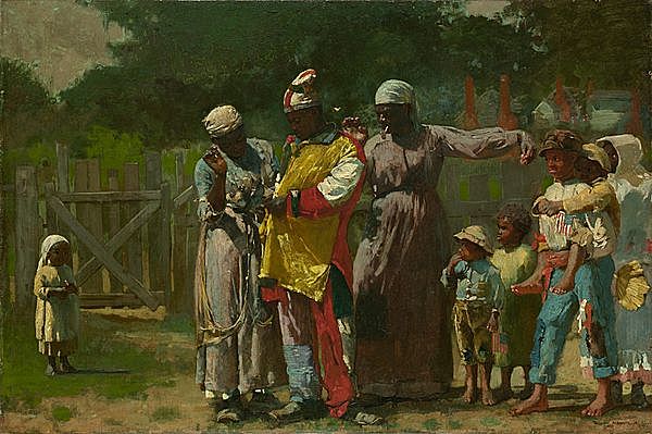 "Dressing for the Carnival" -Winslow Homer