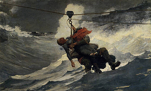 "The Life Line" -Winslow Homer