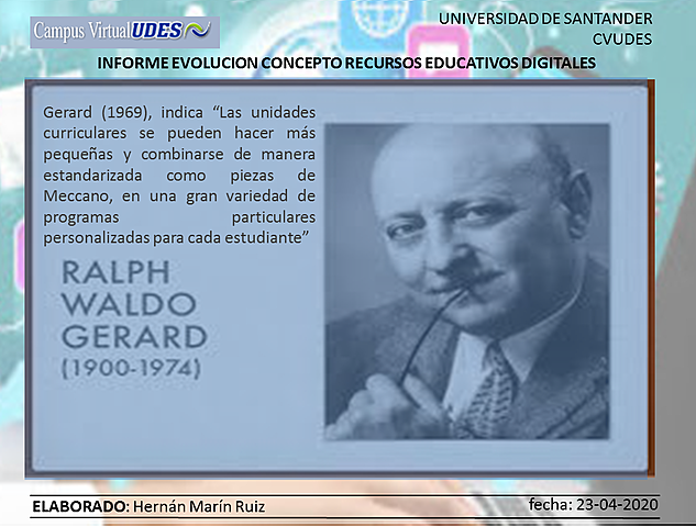 Unidades curriculares – GERARD