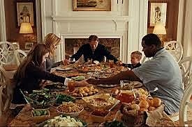 Micheal spends Thanksgiving with the Tuohys