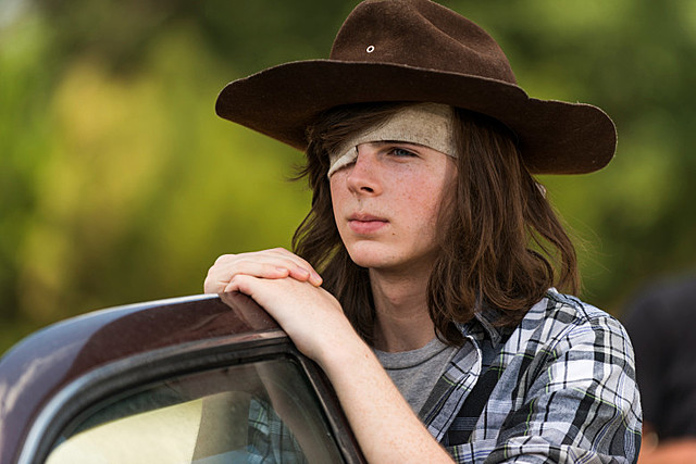 Carl is seen as an adult