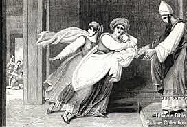 Jehosheba saves Joash's life