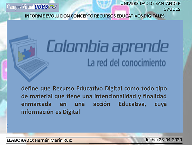 contexto colombiano RED  Colombia