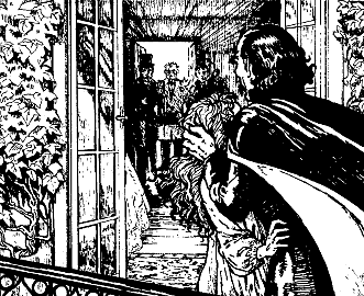 Mina is bit by Dracula!