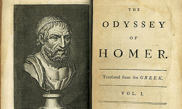 Homer composes Odyssey