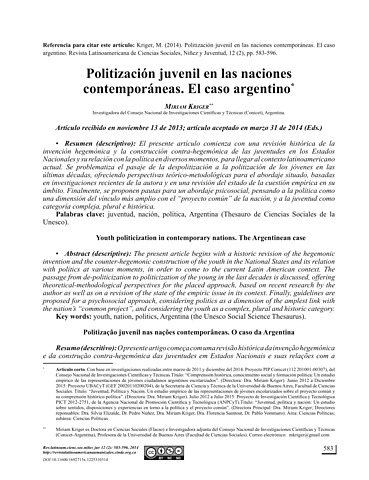 "La universidad entre la politizacion, la masificacion y las dictaduras la revolución Argentina."