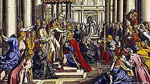 La coronación de Carlomagno