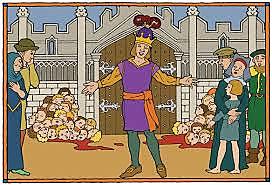 Jehu kills all the descendants of Ahab and all the worshipers of Baal