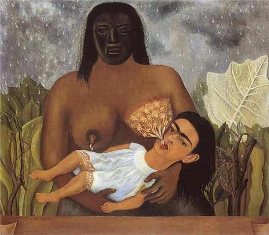 Frida Kahlo - My Nurse and I 1937