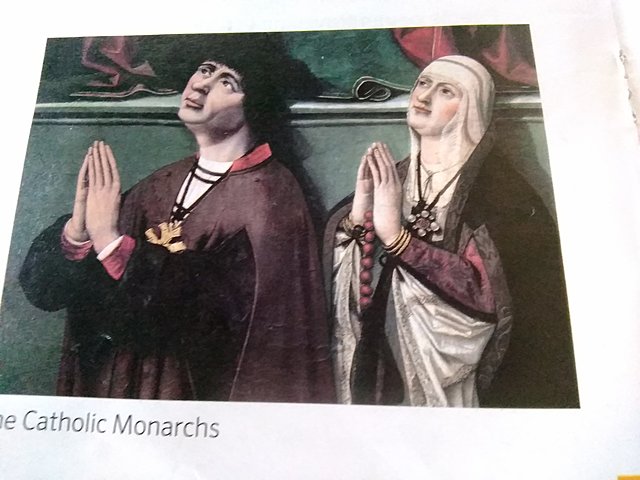 The wedding of Isabel of Castilla and Fernando of aragon.