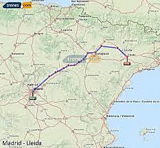Ave de Lleida a Madrid