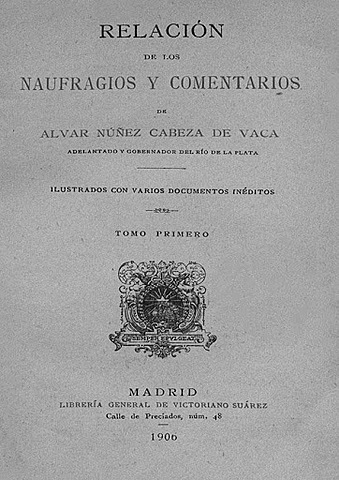 Publicación de Naufragios y comentarios