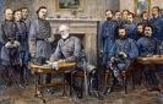 Surrender at appomattox courthouse