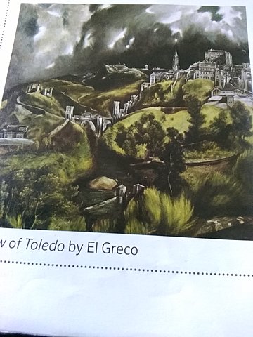 El Greco came to toledo