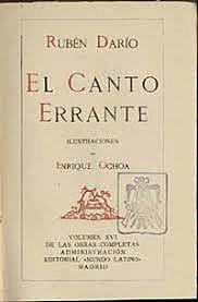 Nacimiento del cuarto hijo de Francisca y Rubén y publica " el canto errante"