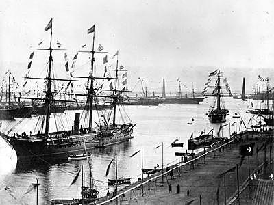 First opening of the Suez Canal