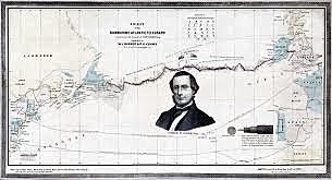 Cyrus W. Field laid the first telegraph cable across the Atlantic Ocean