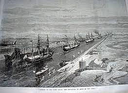 Suez Canal opens (for the first time)
