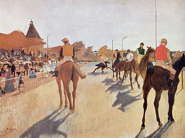 'El desfile' de Degas