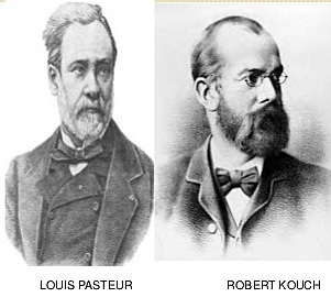 Pasteur y Robert Koch
