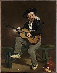 'El guitarrista español' de Manet