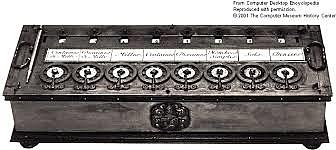 BLAISE PASCAL (máquina de sumar)