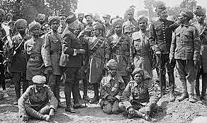 Indians are forced to fight in WW2 and plans for independence were put on hold