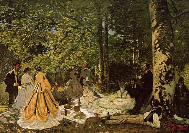 'Almuerzo campestre' de Monet