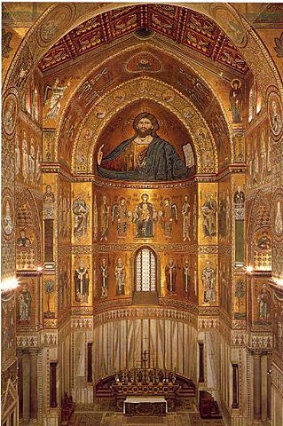 Mosaics de l'absis de la catedral de Monreale