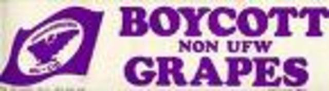 Grape boycott