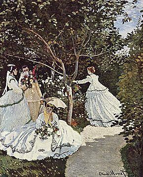 'Mujeres en el jardín' de Monet