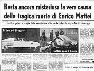 Morte di Enrico Mattei